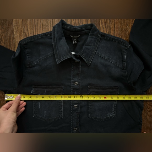 Guess Distressed Button-Down - Picture 14 of 17